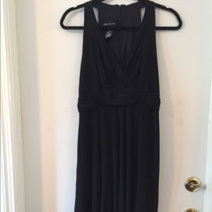 Jones New York Sleevelss Halter Look Black Dress L